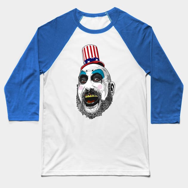 Captain Spaulding Baseball T-Shirt by BludBros